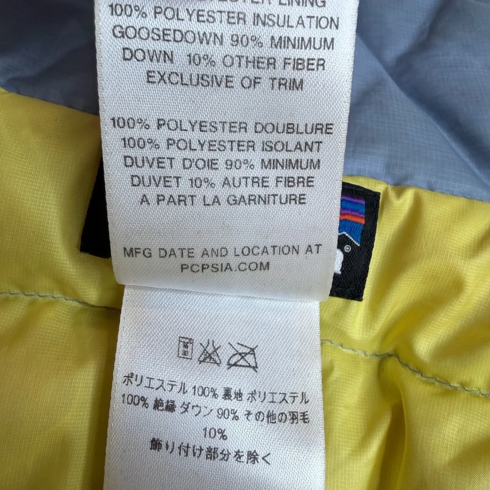 Patagonia Women’s Down Sweater Vest Goose Down Insulated Puffer Small Light Blue - Picture 4 of 10